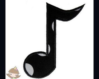 Music Note 2 Applique design