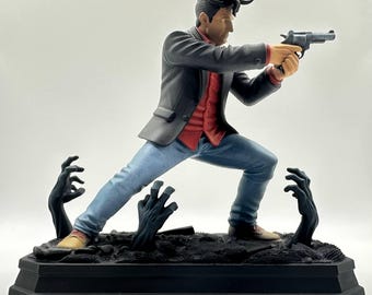 Dylan Dog - Indagatore dell'Incubo - Horror Detective Figure - Tributo al fumetto d'autore -  FIGURA DINAMICA h12 - Statuetta da collezione