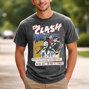The Clash Vintage Tour Tshirts - Etsy