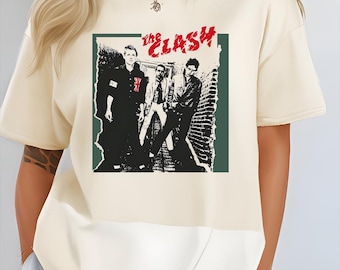 1981 THE CLASH Vintage Rare! Original Camo Tee 80's Sandinista