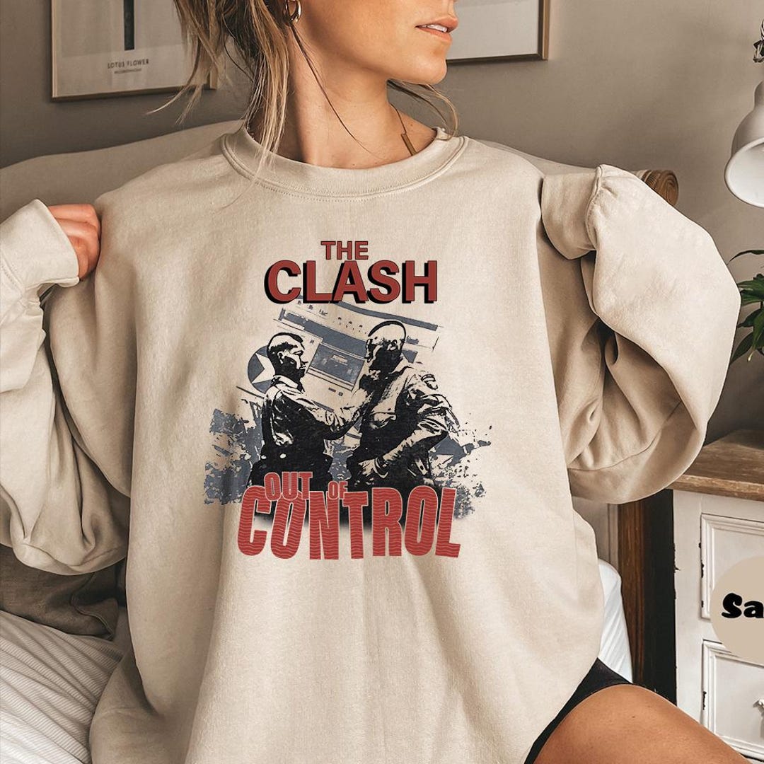 The Clash Out of Control Punk Rock Comfort Color Unisex Shirt - Etsy