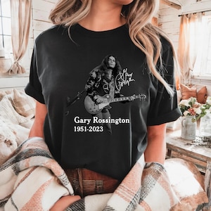 Gary Rossington 1951 - 2023 Shirt: Comfort Color Unisex Tee