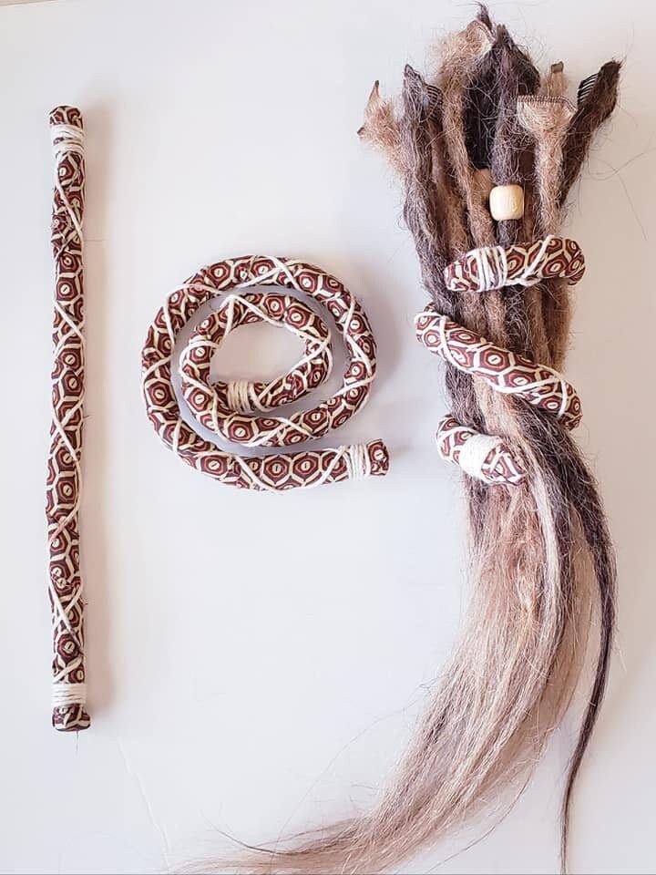 Hair Accessory Dreadlocks Dreads Locs Thick Curly Rasta Jewelry