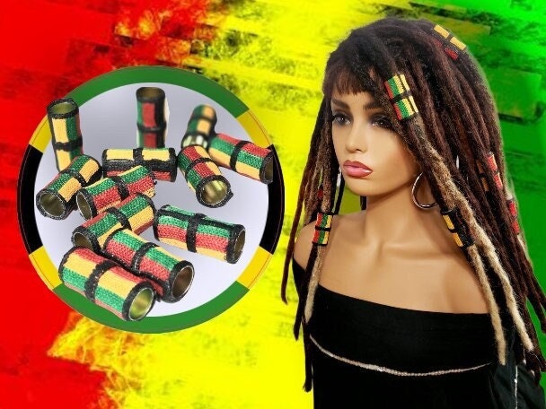  Glow In The Dark Dreadlock Loc Sprinkles Mix Hair Beads :  Handmade Products