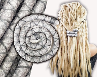 Dreadlocks Hair tie, Bendable dread wrap, thick hair holder, Bendable wire sticks, Like Spiralocks