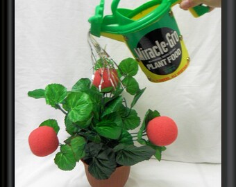 Novelty Gag Gift, Miracle Grow watering can for fake flowers