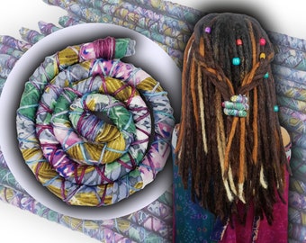 Bendable dread lock tie stick