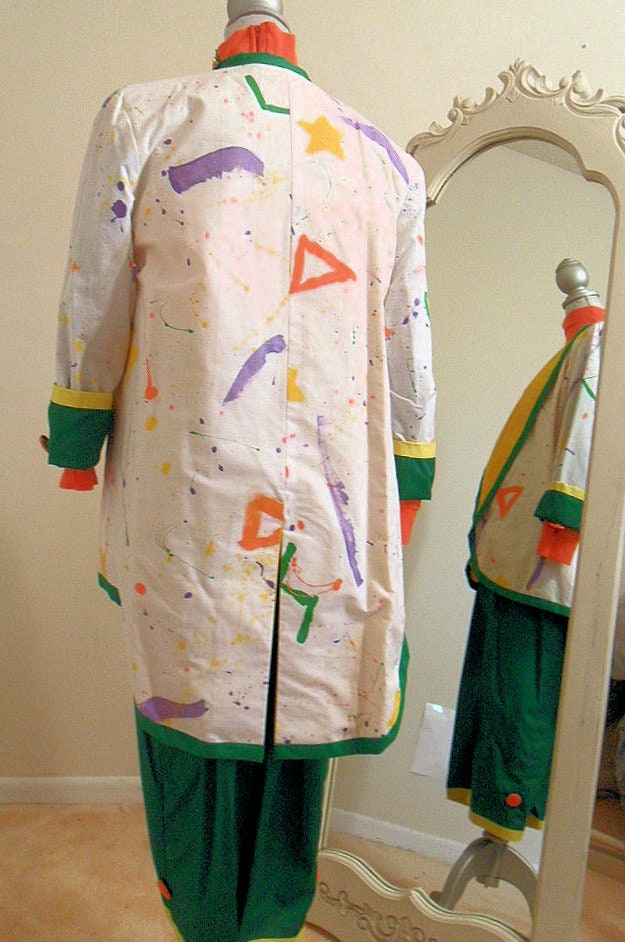 Clown Costume, Unisex, Jacket with Tails, Professional clown costume