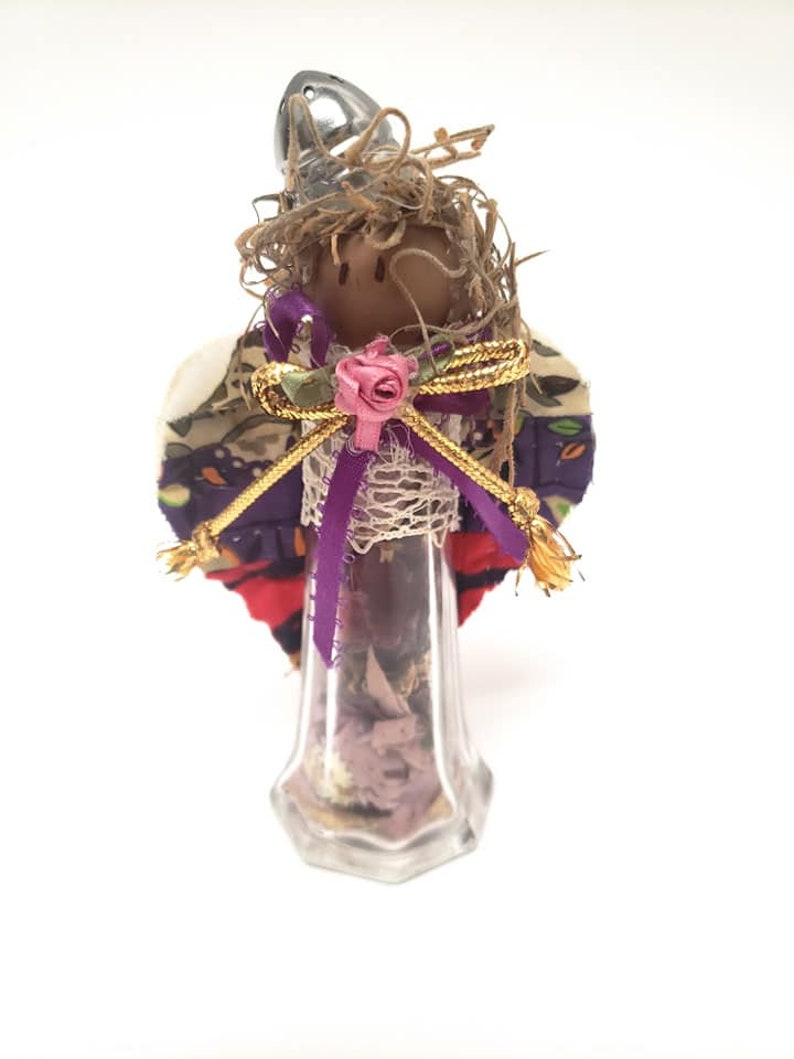 Salt Shaker Dollminiature Angel Glass Angel Doll Repurposed - Etsy