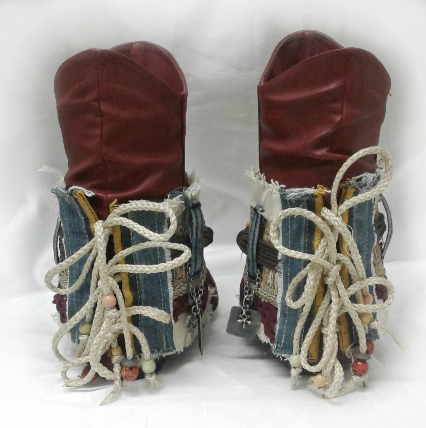 Boho Boot Covers, Gypsy cuffs,Bohemian boot covers,Southwestern boots