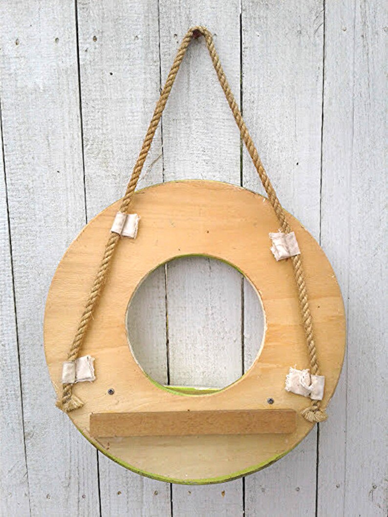 Nautical Life Preserver Round Plywood Shelf Beach Decor | Etsy