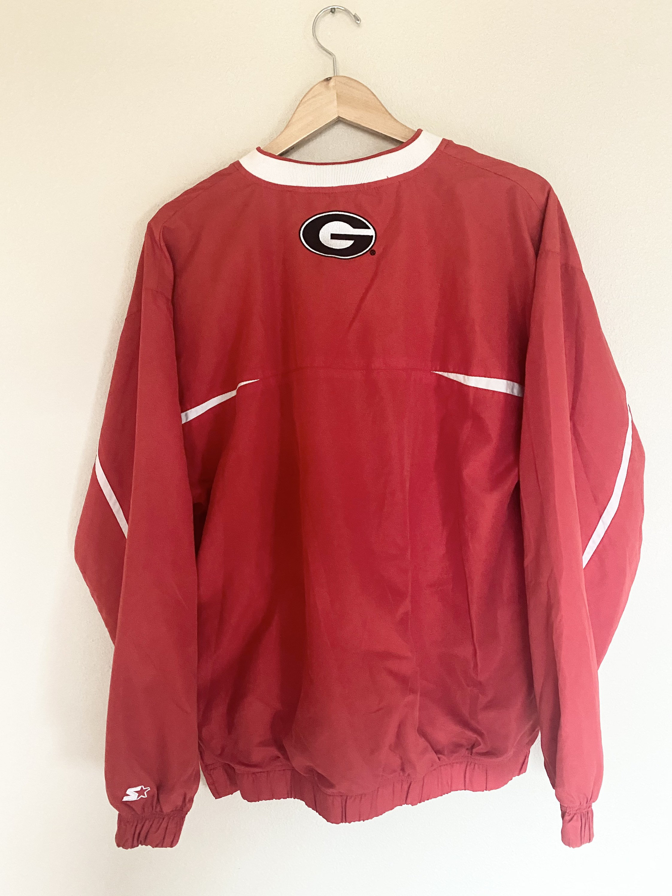 Vintage 90s Starter Jacket Pullover Bulldogs Lined Etsy