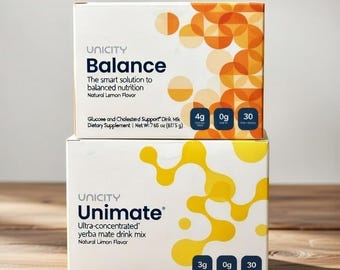 Bundle aus Unikate Balance & Unimate Yerba Mate mit Orangen und Zitrone Geschmacksrichtungen