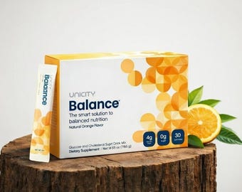Unicity Balance Natural Orange Flavor Drink | 30 Satchets