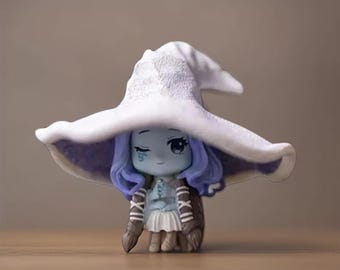 魔女ラニのフィギュア、アニメ風の精巧なファンタジー像、デスクや棚の装飾に最適なプレミアムPVC製コレクターズアイテム、エレガントなホームオーナメントファン向け