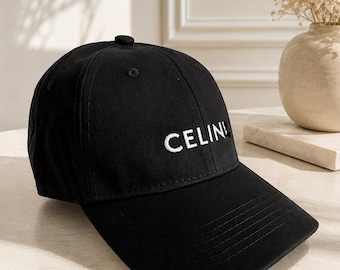 Luxury Baseball Cap , Y2K Cap , Vintage Black Unisex Cap , Gift for Her , Summer Cap