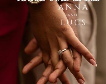 Save the Date Digital | Editable | Announcement Card | Modern Wedding Template | Instant Download