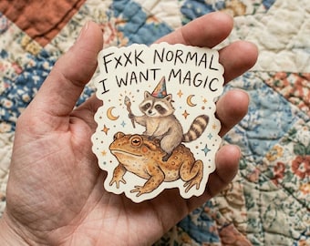 Weird Raccoon Sticker, Funny Trendy Meme Work Humor Sarcastic, Mental Health Humor Best Friend Sticker, Sarcastic Humor Planner Decal