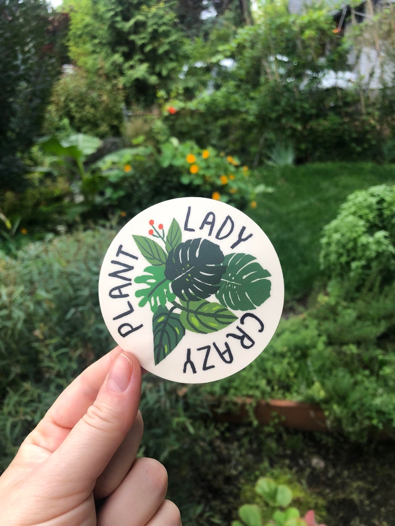 SALE Crazy Plant Lady Sticker image 2
