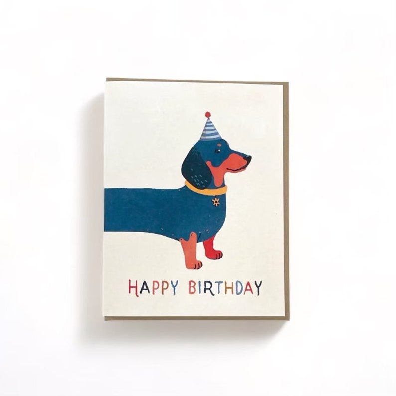 Dachshund Birthday Card image 1