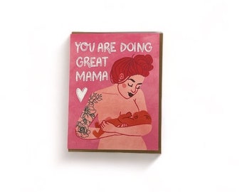 You Are Doing Great Mama Card