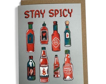 Stay Spicy - Greeting Card with Envelope
