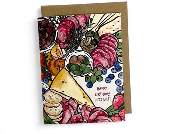 Charcuterie Birthday Card