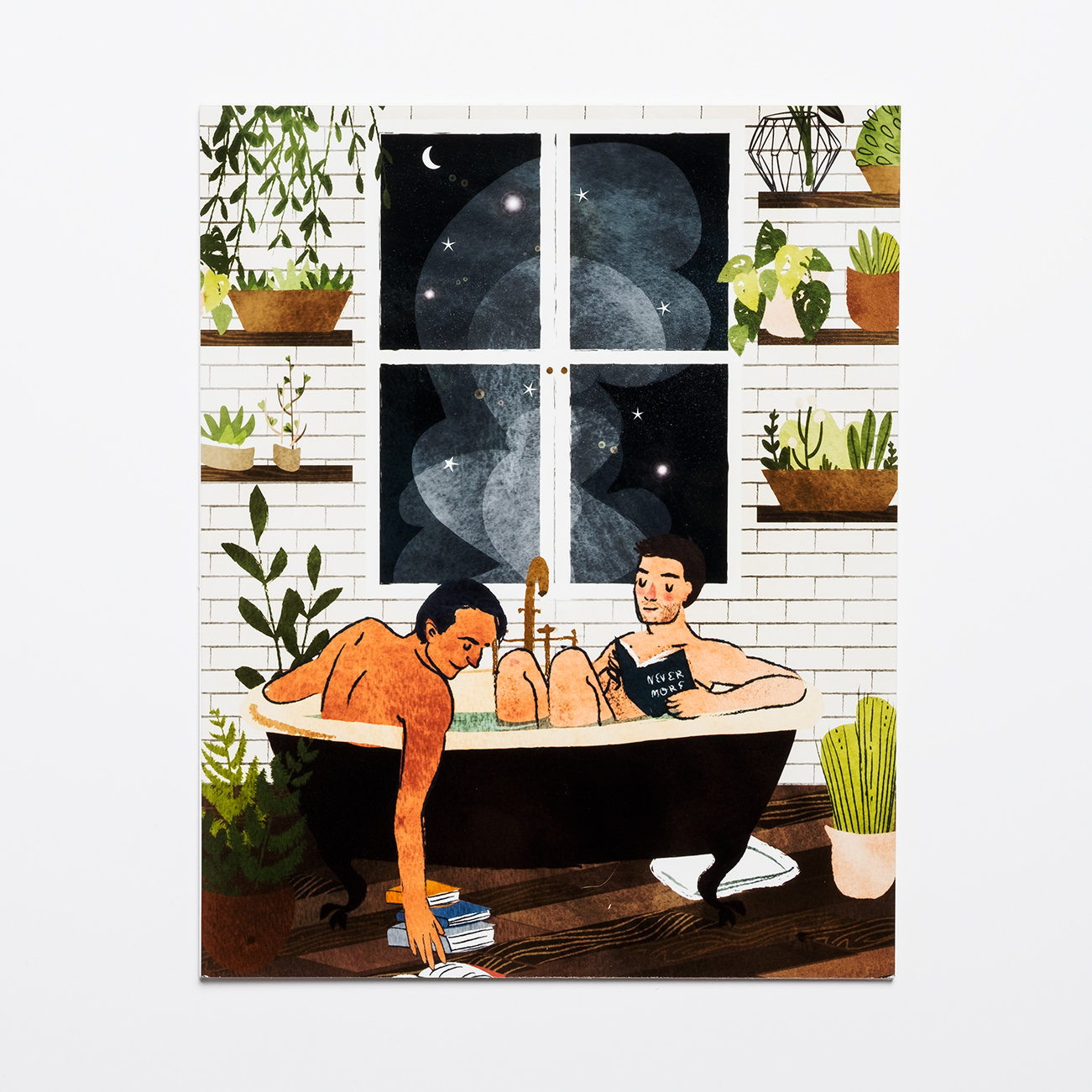 Men in the Bath Print - Etsy