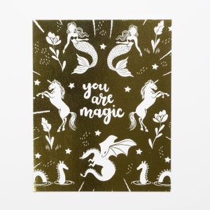 You are Magic Goldfoil Print