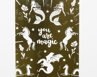 You are Magic Goldfoil Print