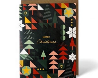 Modern Merry Christmas Card