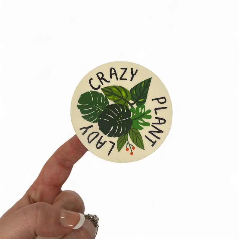 SALE Crazy Plant Lady Sticker image 4