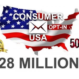 28 Million USA B2C consumer email list and other info