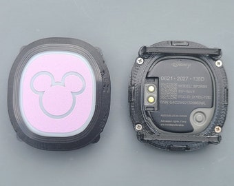 Supporto MagicBand+ Puck: adattatore per cinturino da 24 mm, compatibile con caricabatterie