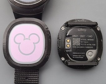 Supporto MagicBand+ Puck: adattatore per cinturino da 20 mm, compatibile con caricabatterie
