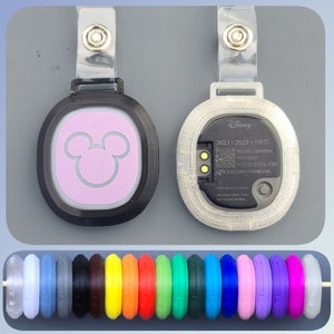 Porta badge MagicBand+ Puck - Compatibile con caricabatterie! (Magic Band Plus) Puck Pixie