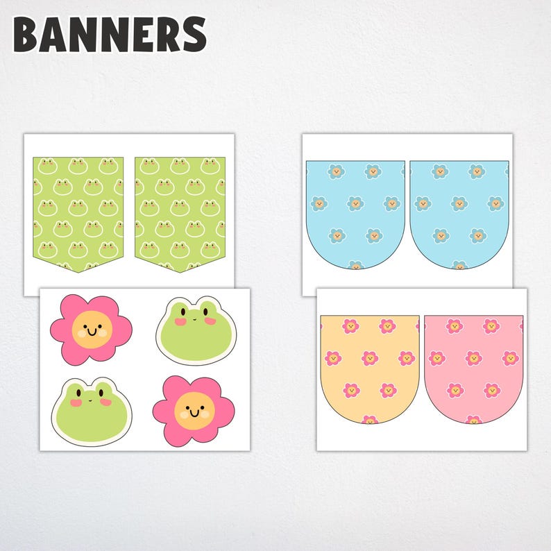 Spring Bulletin Board Kit, March or April Classroom Decor, Frog Theme ...