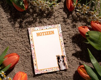 Personalized notebook featuring your dog | Dog-themed notepad | Gift for dog lovers
