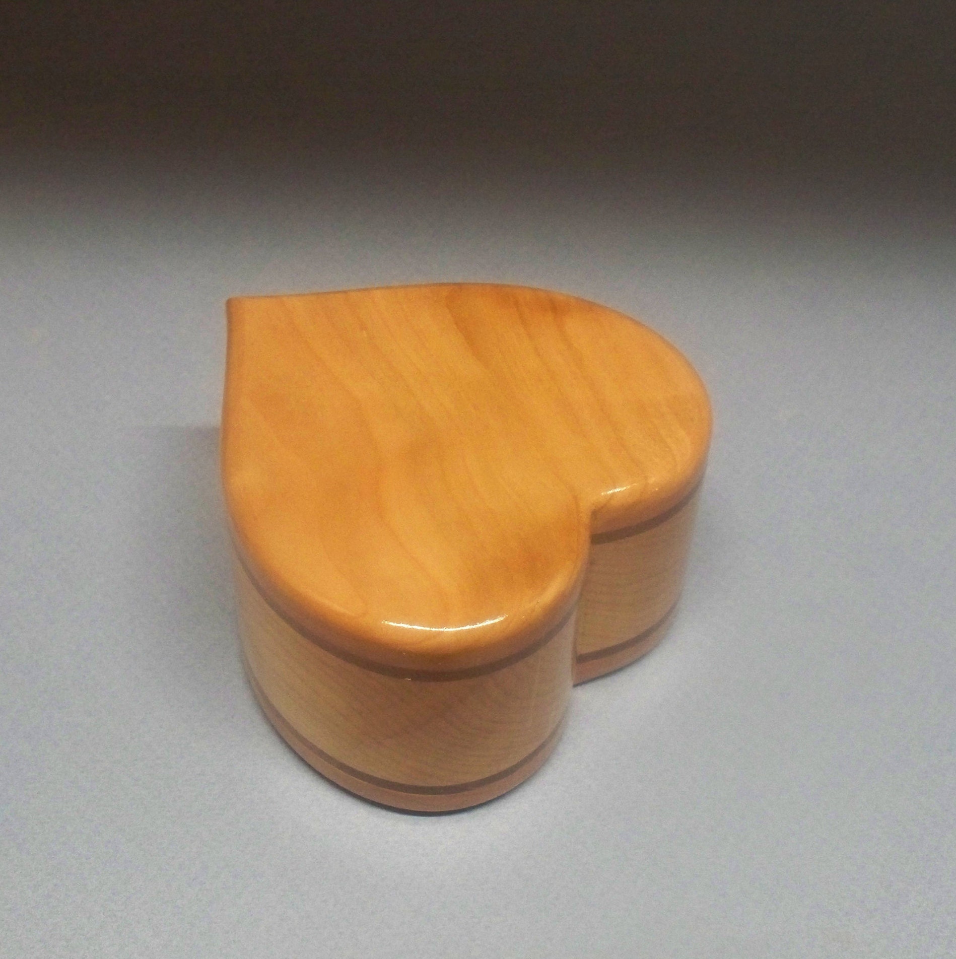 Small Wooden Urn 10 c.i. Wooden Urn Heart Urn Wood Etsy