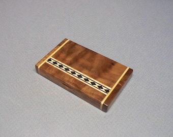 Wooden Business Card Holder & Display, Office Decor or Corporate Gift, Graduation Gift, Made in the U.S.A.