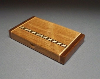 Business Card Holder, Office Decor, Corporate Gift, Card Holder, Card Holder, Desk Accessory, Graduation Gift, Wooden Card Case,