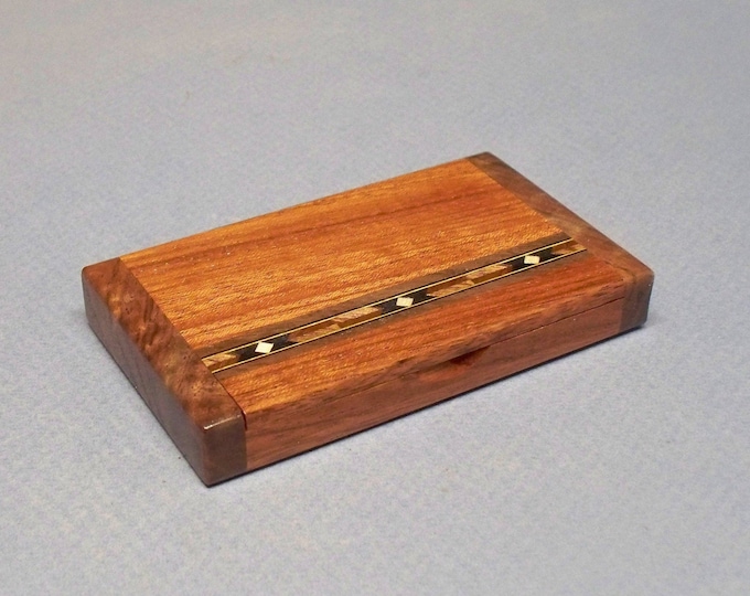 Wooden Business Card Holder and Display Business Card Case / Etsy