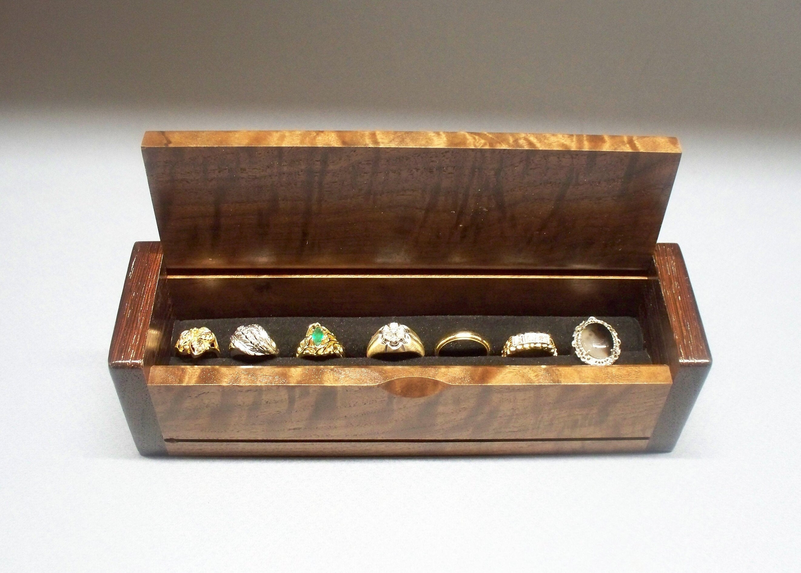 Small Ring Box Ring Jewelry Box For Him or Her Ring Storage Etsy