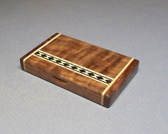 Wooden Business Card Holder & Display, Office Decor, Corporate Gift, Card Holder, Graduation Gift, Wooden Card Case, Made in the U.S.A.