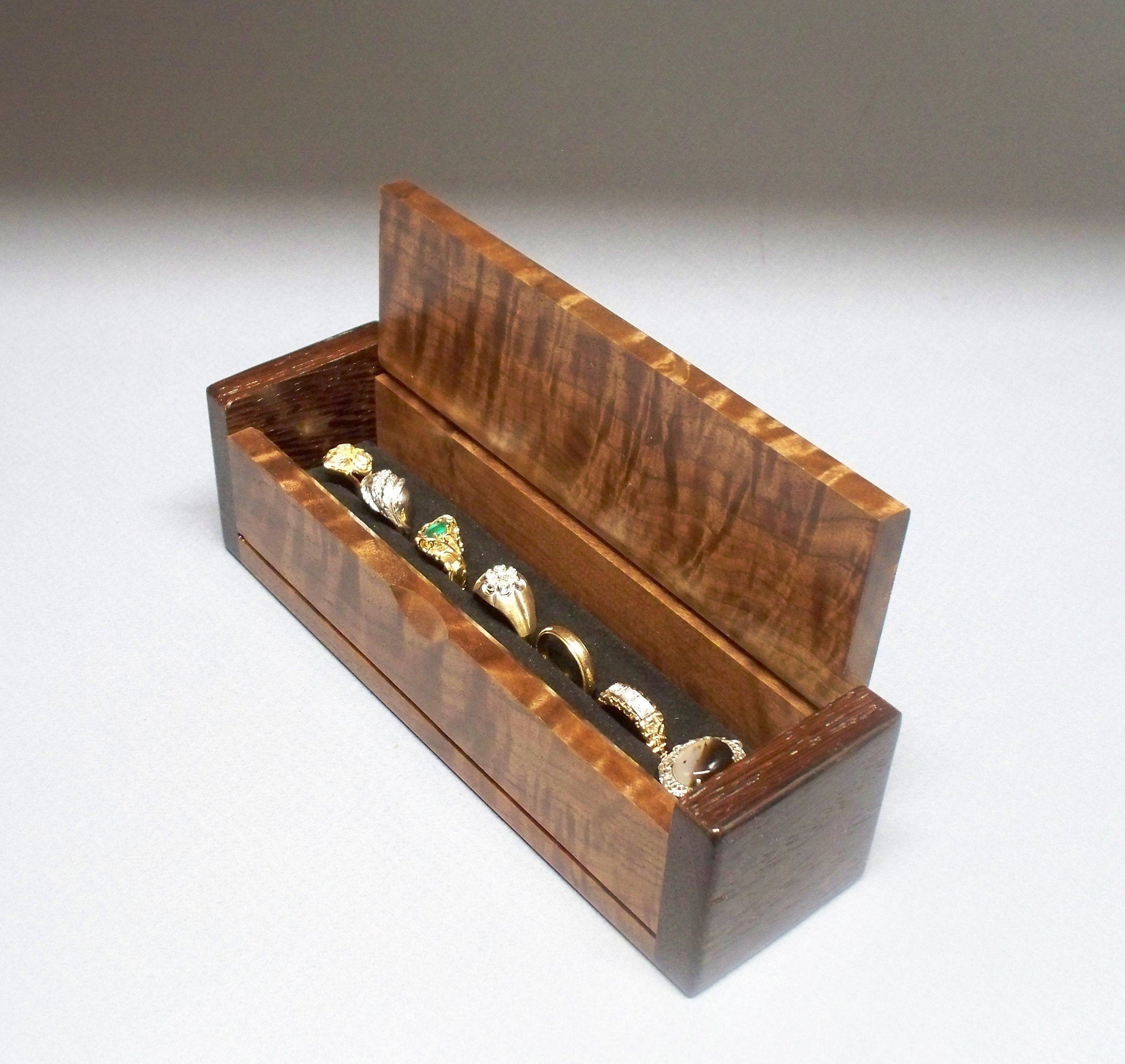 Small Ring Box Ring Jewelry Box For Him or Her Ring Storage Etsy