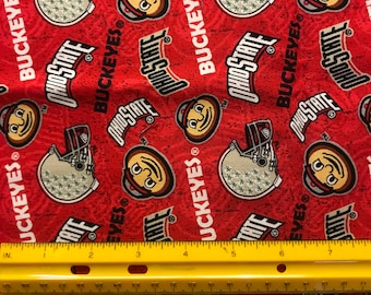 Ohio State Buckeyes fabric
