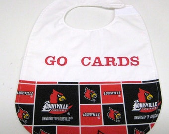 Louisville Cardinals Embroidered Bib .