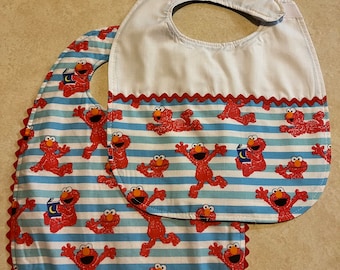 Elmo Bib - one of a kind