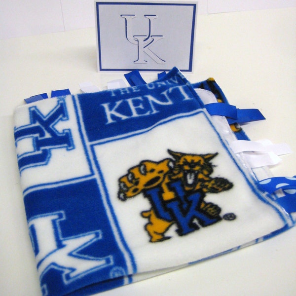 University of Kentucky Wildcats Gift Set!  Blanket and Greeting Card