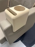 Salon Chair Cup Holder with Phone Slot | Armrest Organizer for Hair Stylist Station